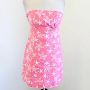 Vineyard Vines Starfish Strapless A-Line Dress